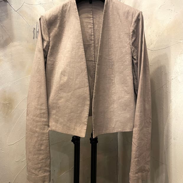 띠어리 린넨 비스코스 스판 자켓 55~날씬66