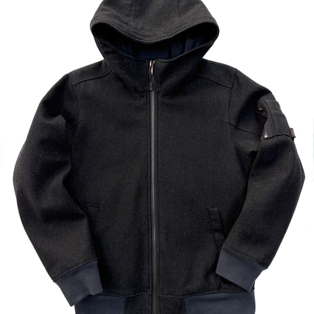 홀리스터 양모 후드 집업 자켓