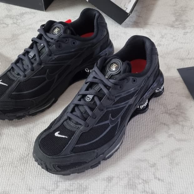 나이키 슈프림 샥스 라이드 sp 2 블랙 270