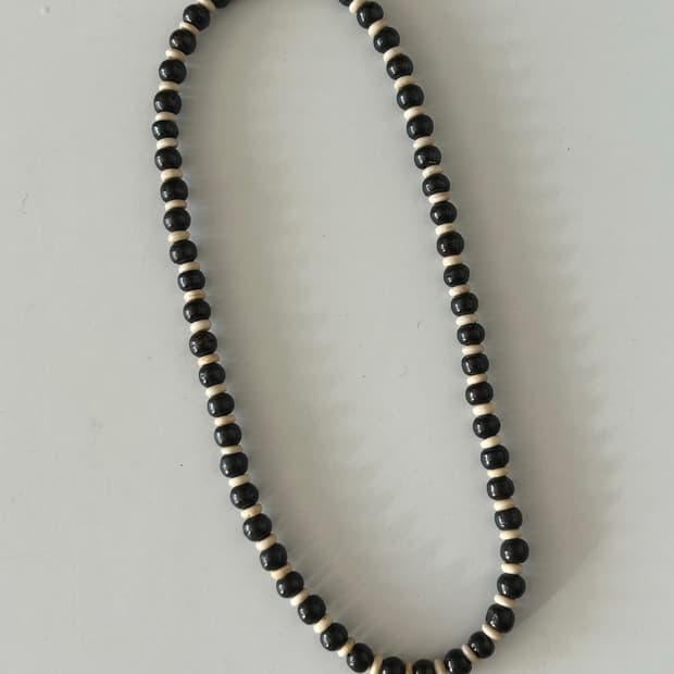 인도 소뿔 상아 목걸이