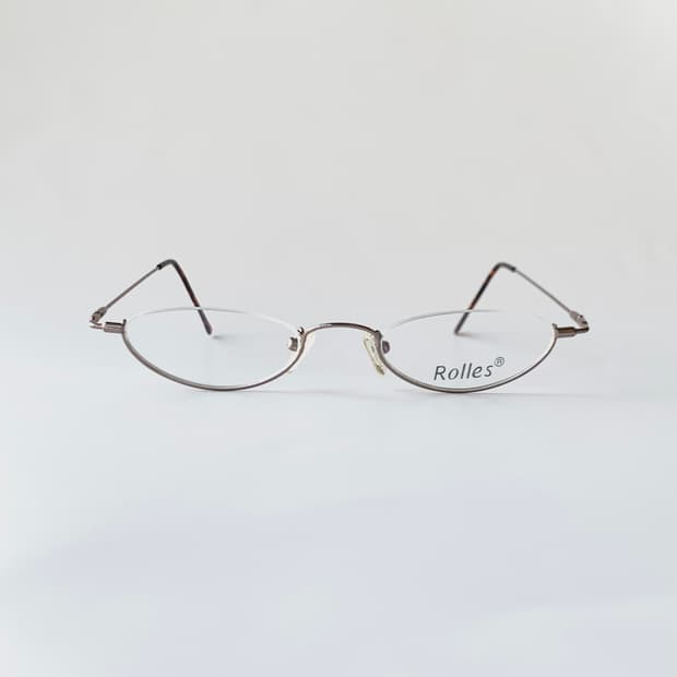 743 데드스탁 언더림 유니크 호피 반무테 라운드 돋보기안경