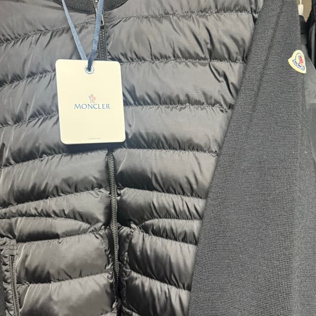 몽클레어 니트 패딩 XL