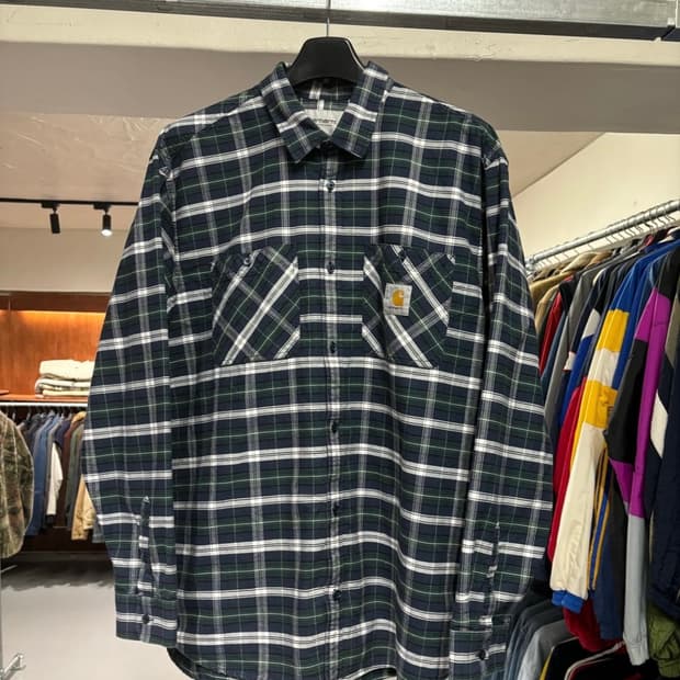 칼하트 체크 셔츠