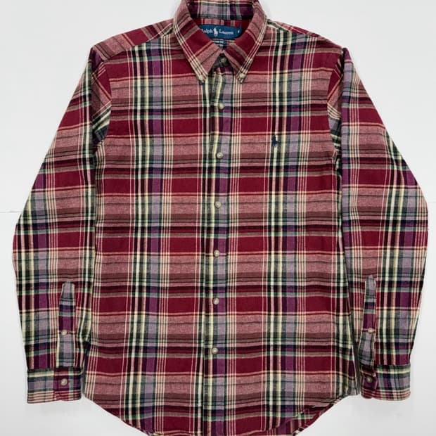 폴로랄프로렌 타탄 체크셔츠