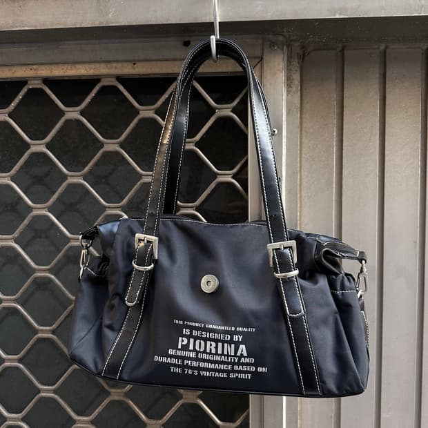 Piorina nylon shoulder bag