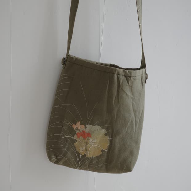 Vintage khaki crossbag