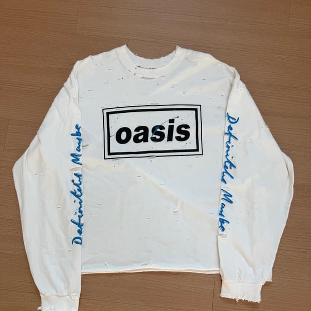 빈티지 디스트레스드 긴팔