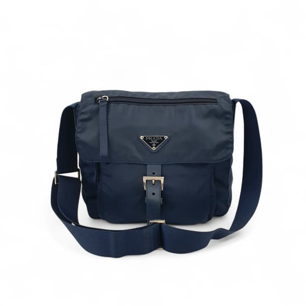 프라다 리나일론 네이비 메신저백 크로스백 숄더백