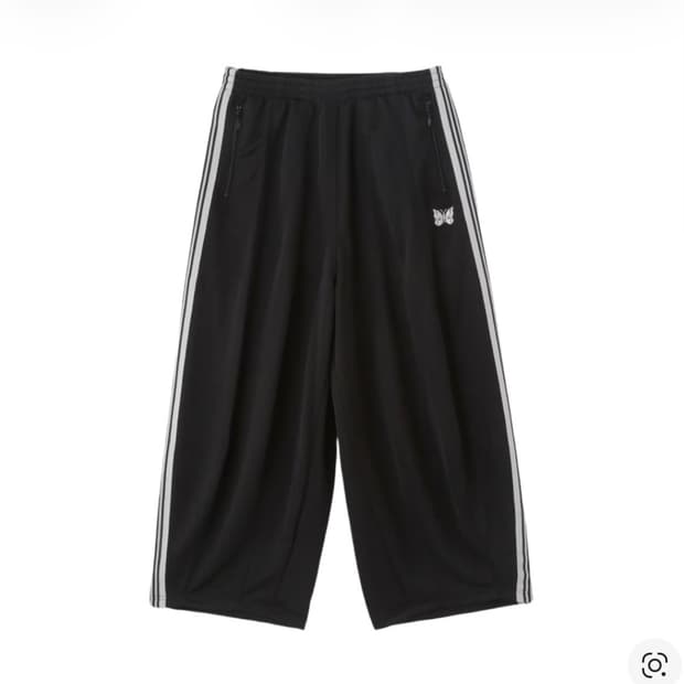 니들스 x LHP HD 트랙팬츠 폴리 스무스 블랙 화이트