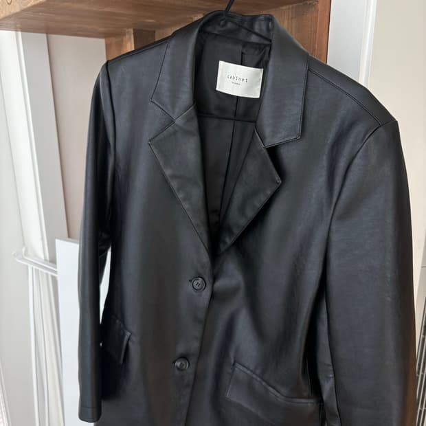 미애 Autmn Leather Jacket 가죽 자켓