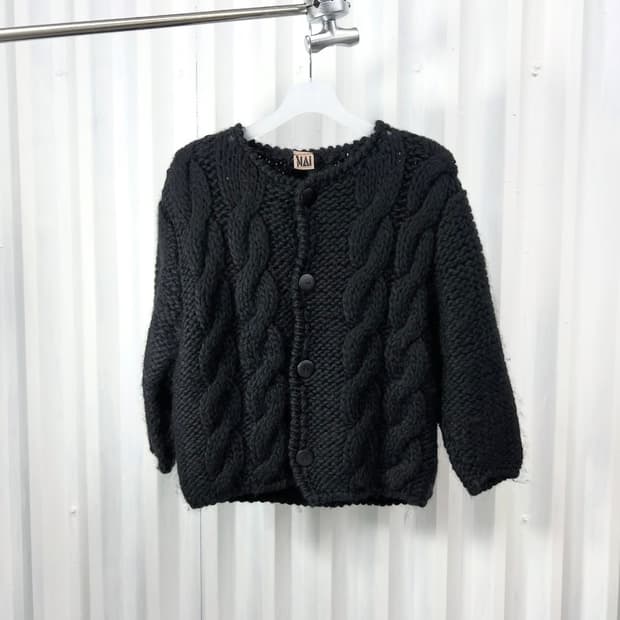 80s) Hai Sporting Gear knit cardigan
