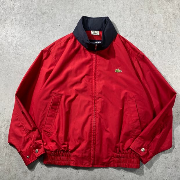 [95] 90s Lacoste 라코스테 야칭 블루종 자켓