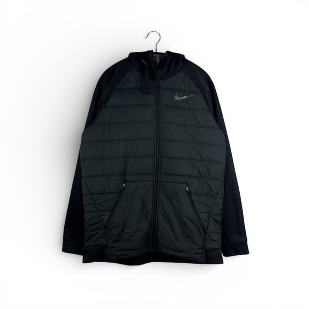 (105) 나이키 써마핏 윈터라이즈드 후드집업 블랙