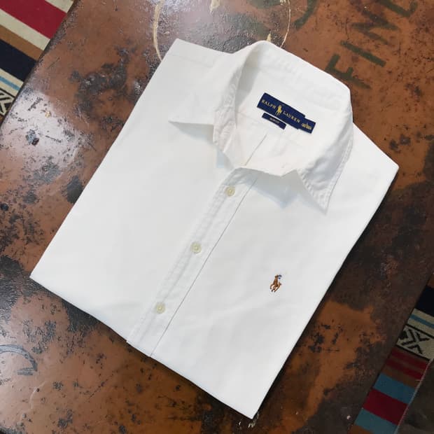 폴로랄프로렌 화이트 옥스포드 셔츠 남성 105 사이즈 