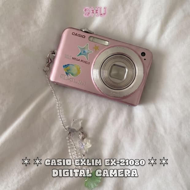 카시오 엑슬림 EX-Z1080 빈티지 디카 핑크