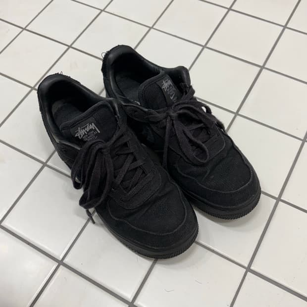 나이키 스투시 에어포스 블랙