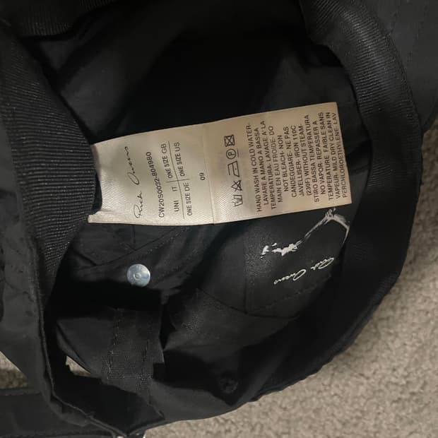 릭오웬스 챔피언 캡모자