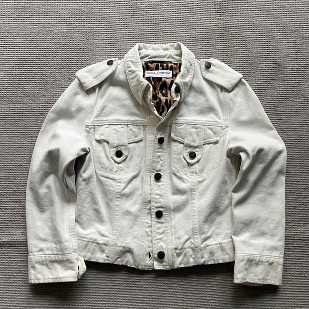 돌체앤가바나 데님 트러커 자켓