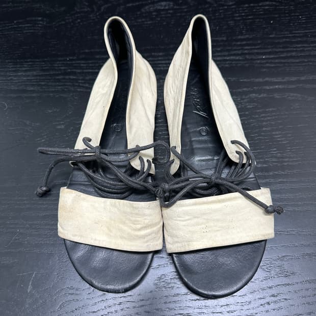 마르셀 레이스업 샌들