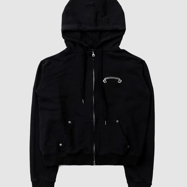 배드블러드 바이퍼 로고 후드 집업 - 블랙 M