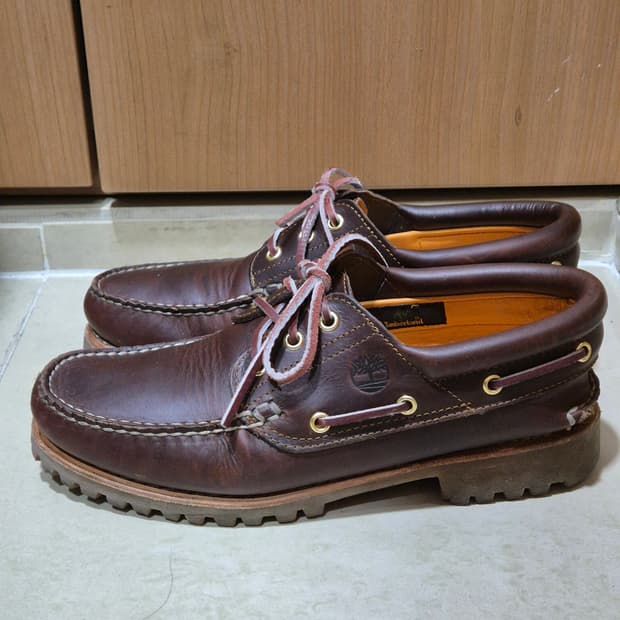 팀버랜드 클래식 3아이 보트슈즈 265 브라운