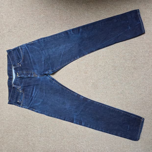 칼하트 셀비지데님 청바지 버튼플라이 32×32