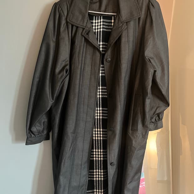 그레이 롱 자켓코트