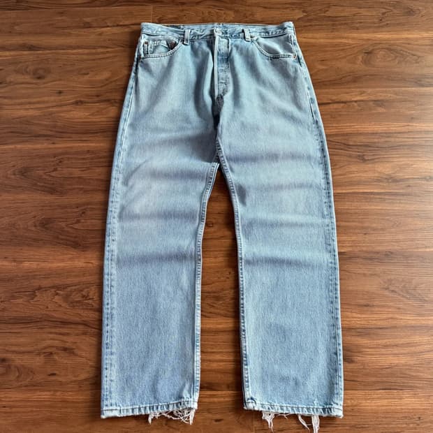 [36]90's 리바이스 Made in USA 501 데님 팬츠