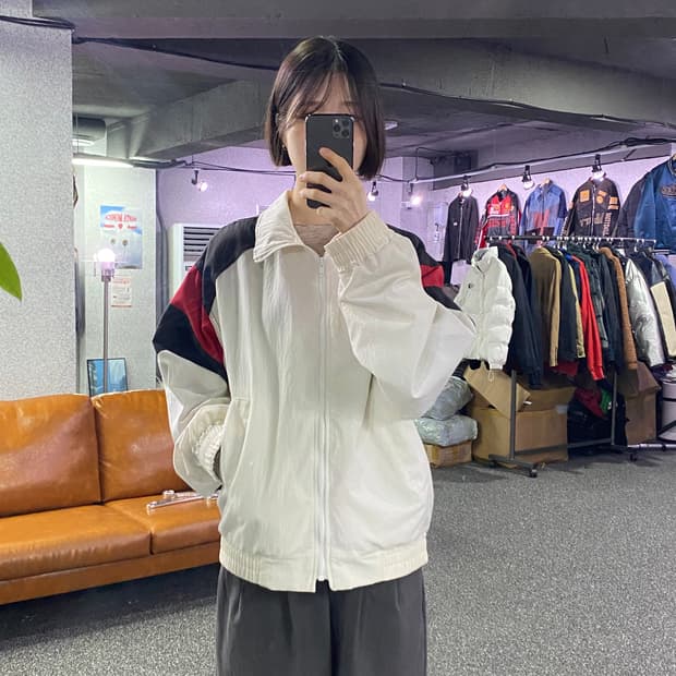 캘리포니아 빈티지 볼링핀 바람막이 b3379