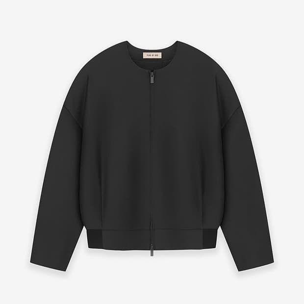 [L] 피어오브갓 8th 울 실크 카라리스 봄버 자켓