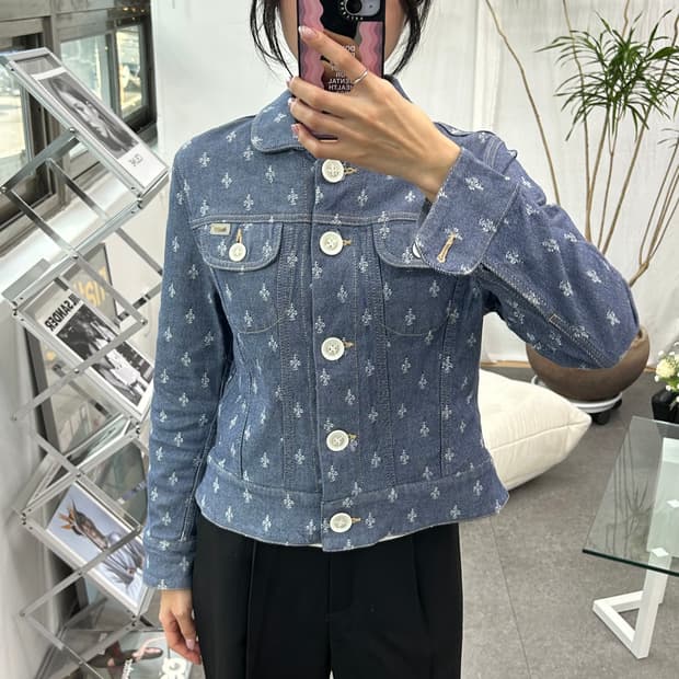 라조콘드 패턴 데님자켓