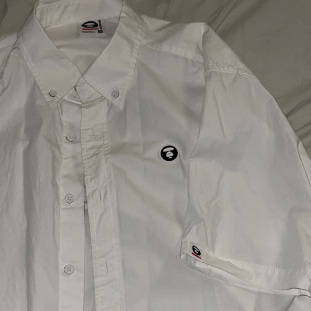 aape now short sleeve shirt S (170/88A)
