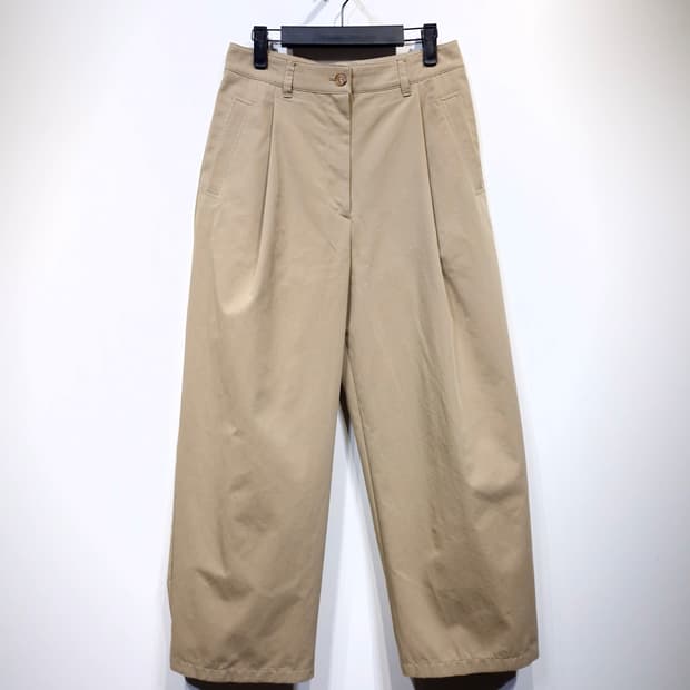 BEAKER 비이커 여성 원턱 와이드 코튼팬츠(1)