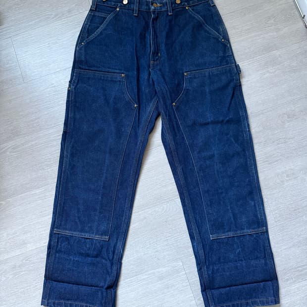 32x32 칼하트 더블니 데님 워크팬츠