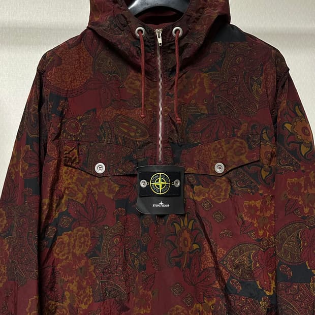 스톤아일랜드 x 슈프림 페이즐리 아노락 XL(105-110)