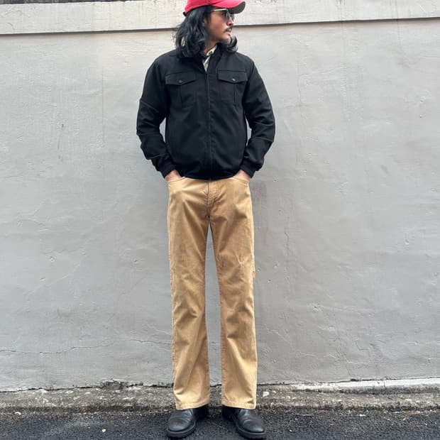 일본 리 코듀로이 부츠컷