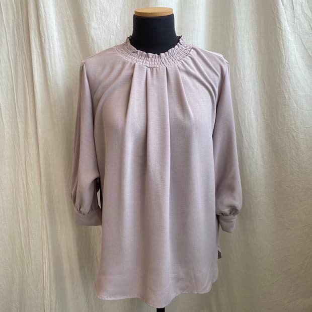 연보라 7부 블라우스(M)