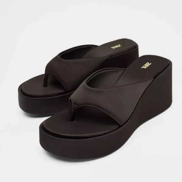 자라 ZARA 플랫폼 플립플랍 36