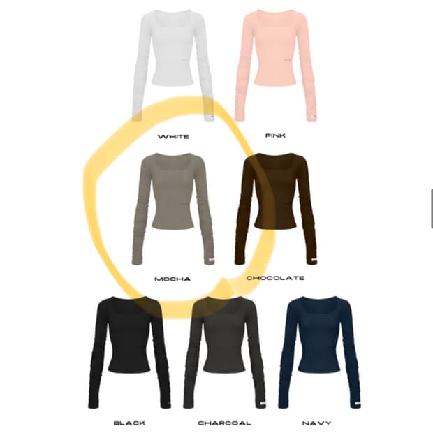 오도어 leeve tee 모카