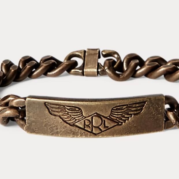 RRL 더블알엘 브라스 아이디 팔찌