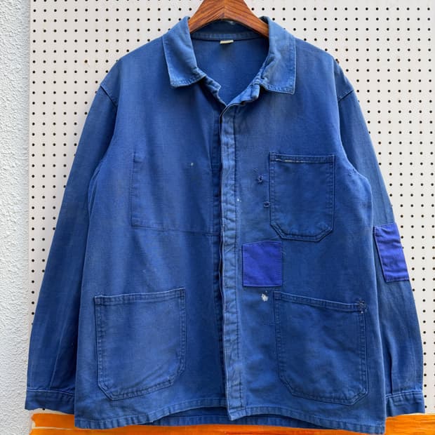 FADED WASHED PATCHWORK 페이드 패치워크 프렌치워크자켓