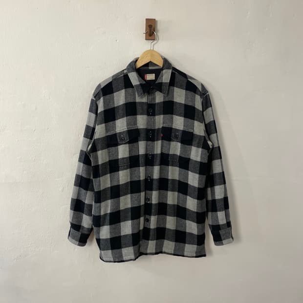 리바이스 체크 셔츠 