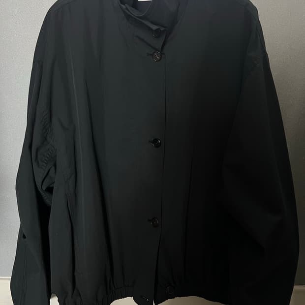 모노하 코튼 볼륨 점퍼 다크네이비