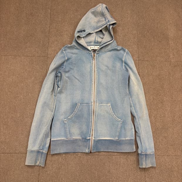 cook jeans japan 우먼스 워싱 후드 집업