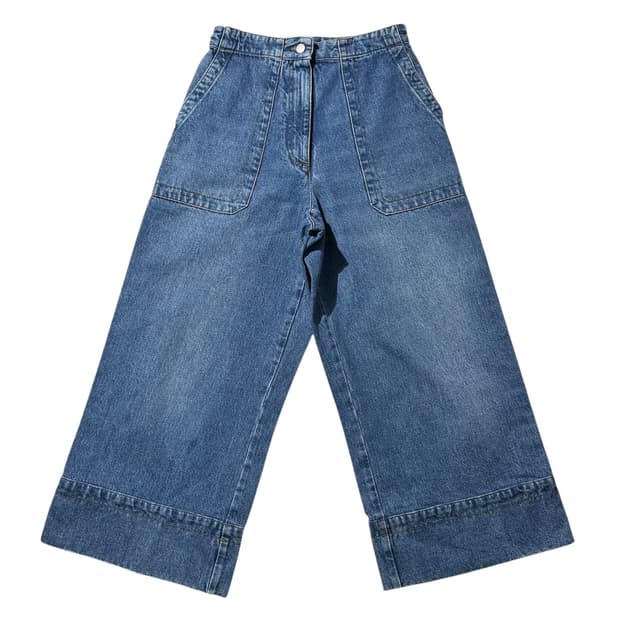 (매장판) 드리스 반 노튼 데님 크롭 팬츠