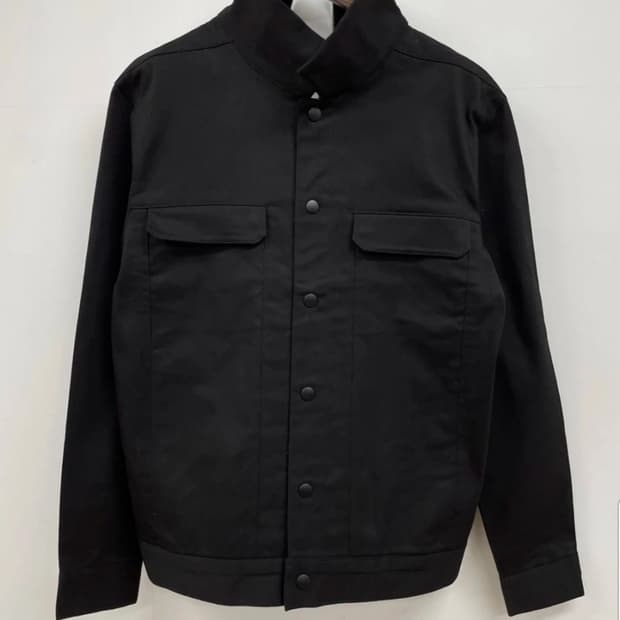 [정가 23.5만] 제로세컨드 블랙 백 지퍼 데님 자켓 (M사이즈)