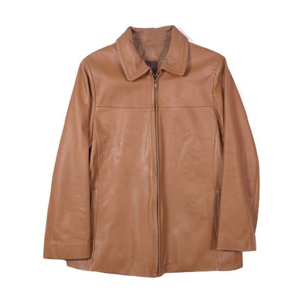 ROBO 빈티지 램스킨 싱글 가죽 자켓 카멜 88