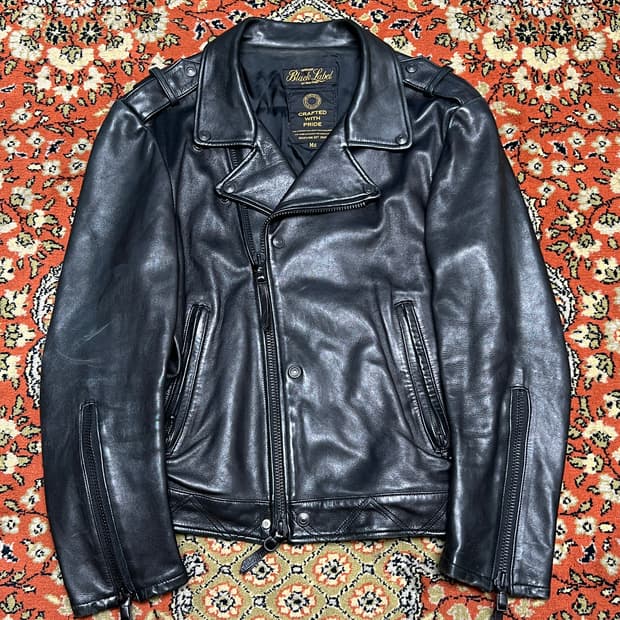 [95-100] 디아프바인 블랙라벨 라이더 자켓 블랙 M2