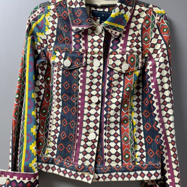 마크 제이콥스 패턴 데님 자켓 