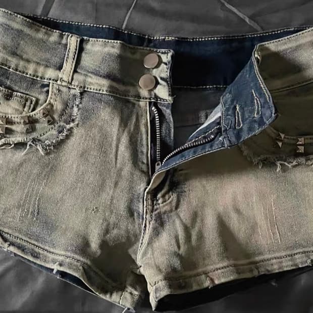 y2k 펑크 반바지 팬츠 팔아요